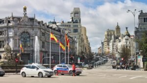 Vista del centro de Madrid donde DEI Abogacía asesora a colombianos que quieren trabajar en España